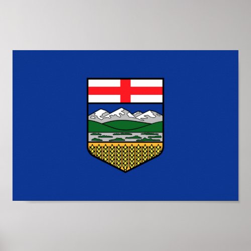Flag of the province of Alberta Poster