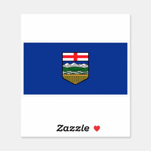 Flag of the province of Alberta Sticker