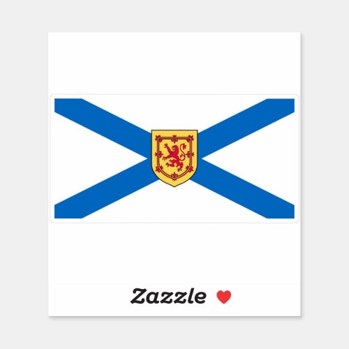 Flag of the province of Nova Scotia Sticker