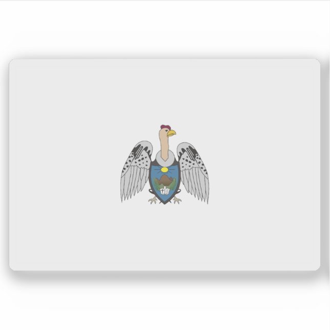 Flag of the province of Santiago de Chuco, Peru Sticker (Front)