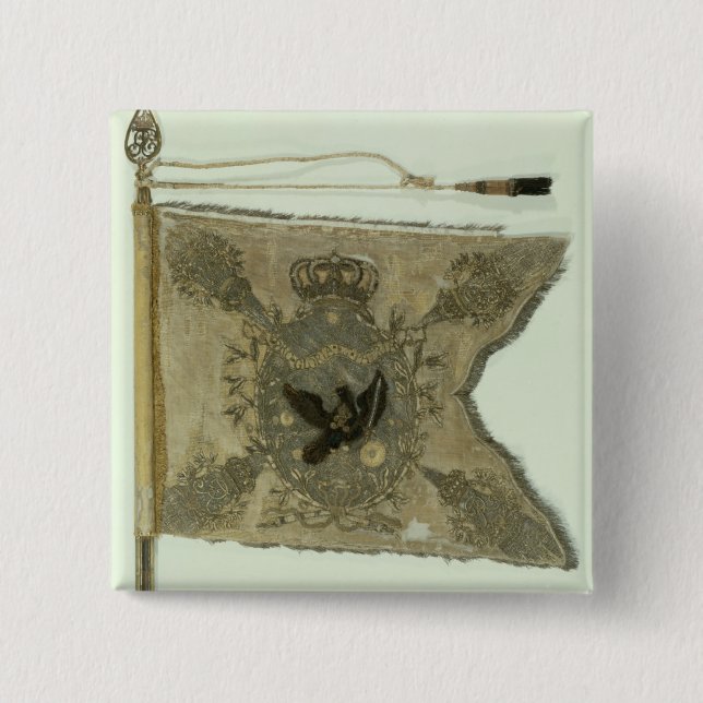 Flag of the Prussian Infantry under Frederick Pinback Button (Front)