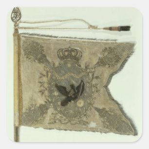 Flag of the Prussian Infantry under Frederick Square Sticker