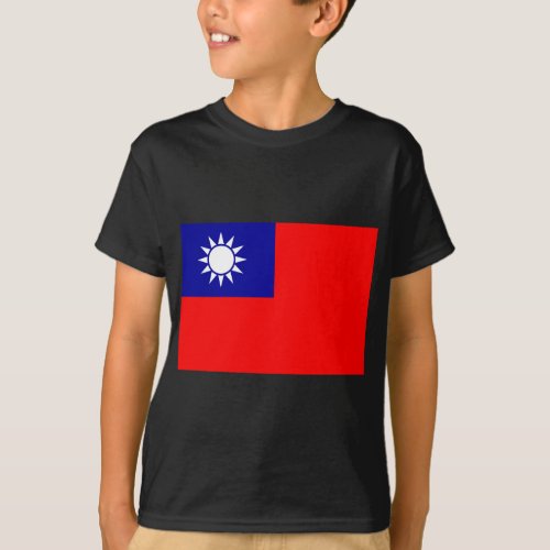 Flag of the Republic of China Taiwan _ 中華民國國旗 T_Shirt
