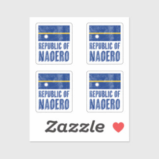 Flag of the Republic of Naoero Sticker