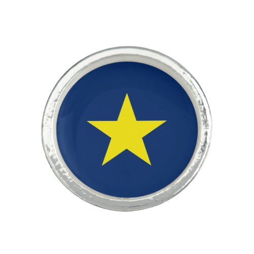 Flag of the Republic of Texas Ring