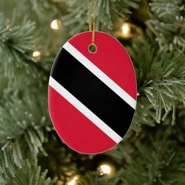 Flag of the Republic of Trinidad and Tobago Ceramic Ornament (Tree)