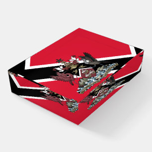 Flag of the Republic of Trinidad and Tobago Paperweight