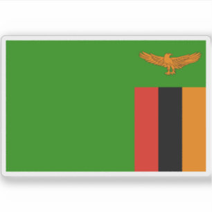 Flag of the Republic of Zambia Sticker
