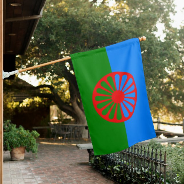 Flag of the Romani People - Romani Flag  (In SItu)