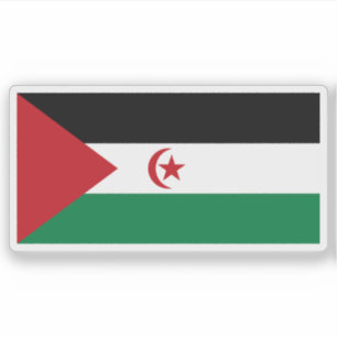 Flag of the Sahrawi Arab Democratic Republic Sticker
