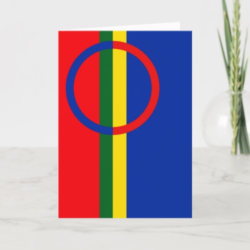 Flag of the Sami People Greeting Card