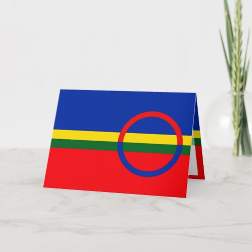 Flag of the Sami People Greeting Card
