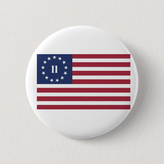 Flag of the Second American Revolution Button