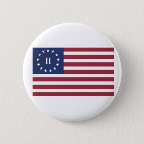Flag  of the Second American Revolution Button