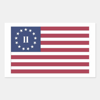 Flag of the Second American Revolution Rectangular Sticker