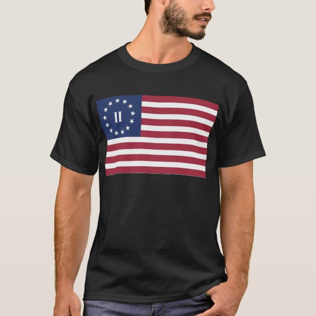 Flag of the Second American Revolution T-Shirt (Front)
