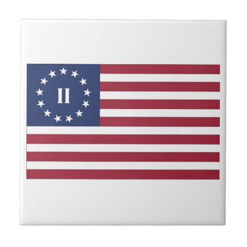 Flag  of the Second American Revolution Tile