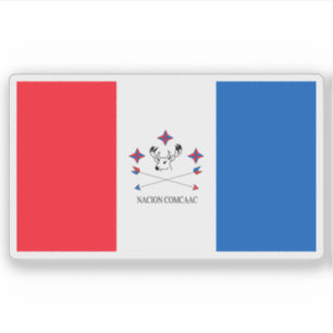 Flag of the Seri or Comcaac people, Mexico Sticker