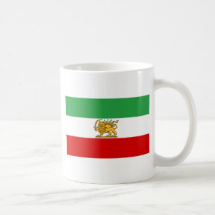 Flag of the Shah of Iran (1964-1980) شیر و خورشید Coffee Mug