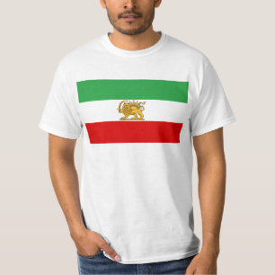 Flag of the Shah of Iran (1964-1980) شیر و خورشید T-Shirt