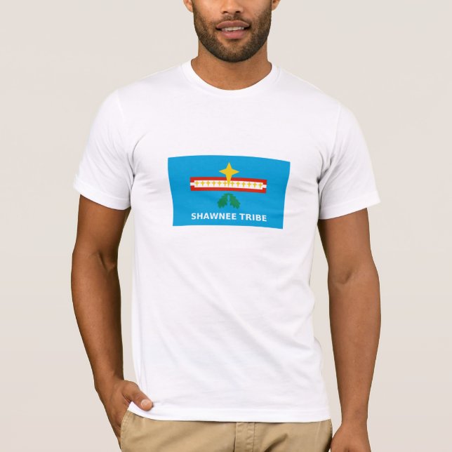 Flag of The Shawnee Tribe of Oklahoma T-Shirt (Front)
