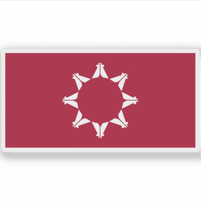 Flag of the Sioux Native American tribes, USA Sticker (Front)