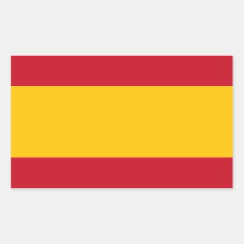 Flag Of The Spain Sticker by StillImages at Zazzle