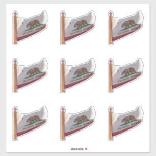 Flag of the State of California Sticker