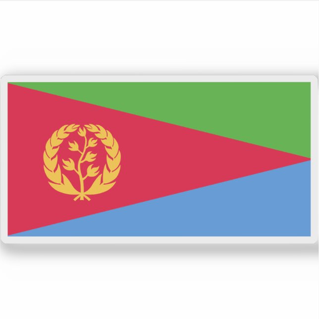 Flag of the State of Eritrea Sticker (Front)