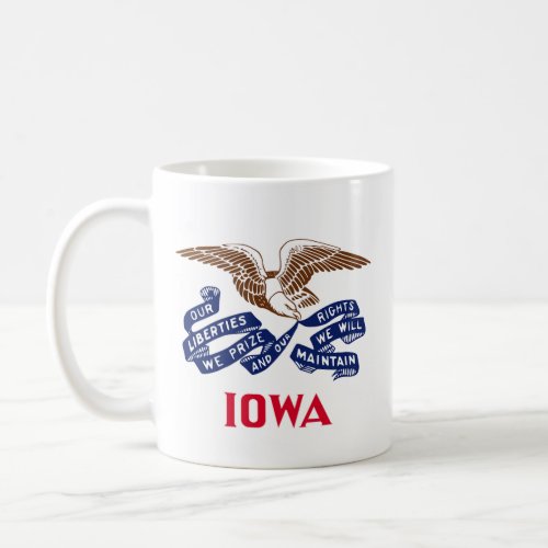 Flag of the state of Iowa Coffee Mug