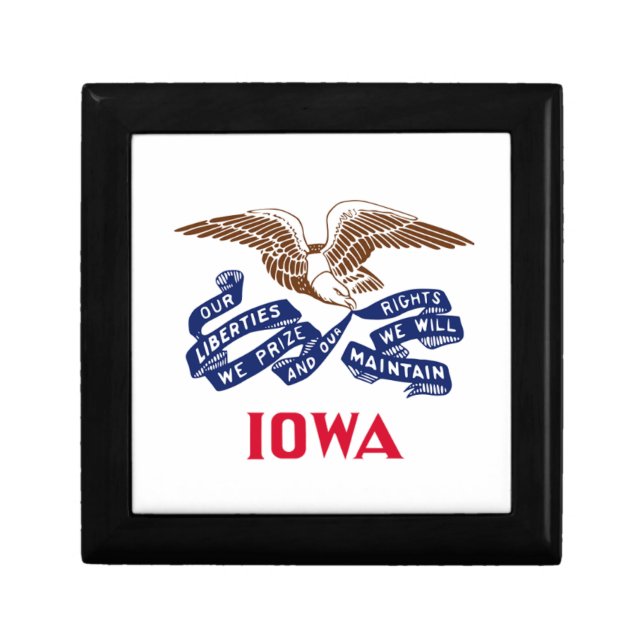 Flag of the state of Iowa Gift Box (Front)