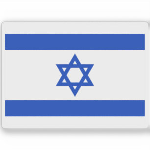 Flag of the state of Israel Sticker