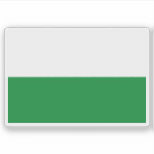 Flag of the state of Styria (Steiermark), Austria Sticker