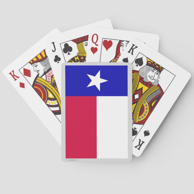 Flag of the state of Texas Poker Cards (Back)