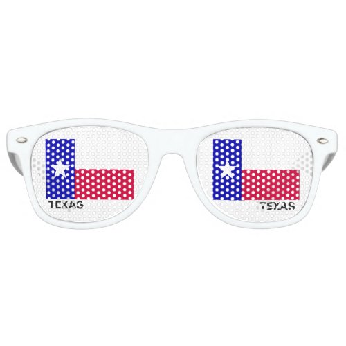 Flag of the state of Texas Retro Sunglasses