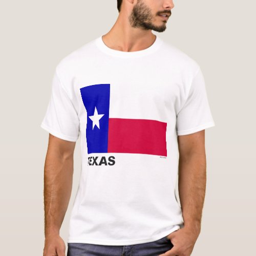 Flag of the state of Texas T_Shirt