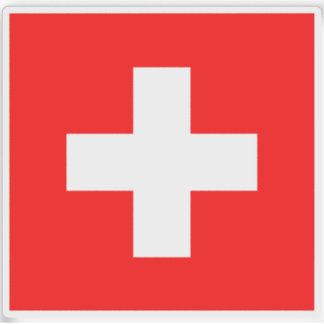 Flag of the Swiss Confederation Sticker