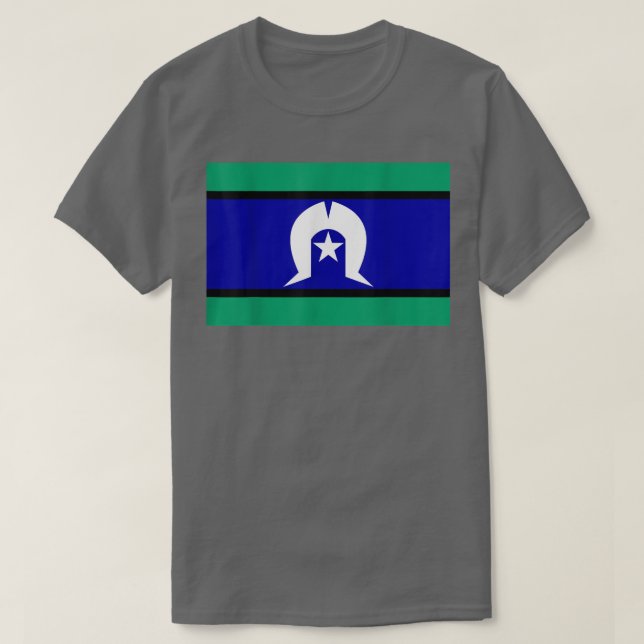 Flag of the Torres Strait Islanders  T-Shirt (Design Front)