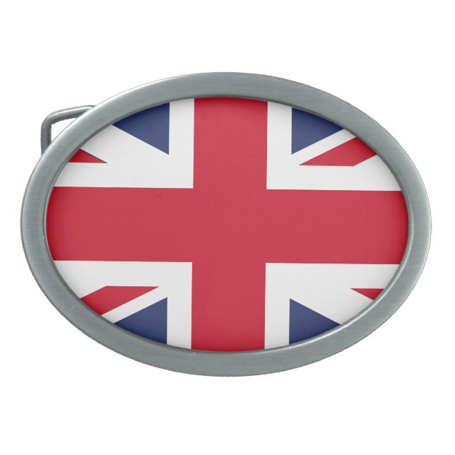 Flag of the United Kingdom Belt Buckle (Front)