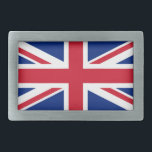 Flag of the United Kingdom Belt Buckle<br><div class="desc">Flag of the United Kingdom Belt Buckle</div>