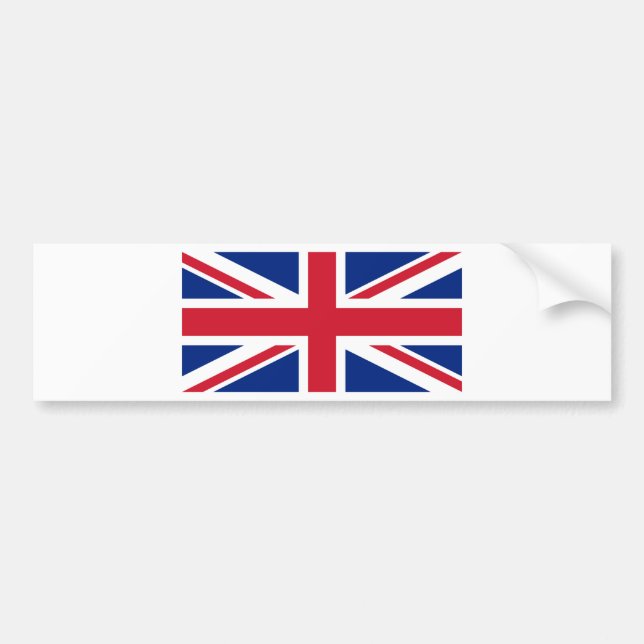 Flag of the United Kingdom Bumper Sticker (Front)