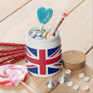 Flag of the United Kingdom Candy Jar