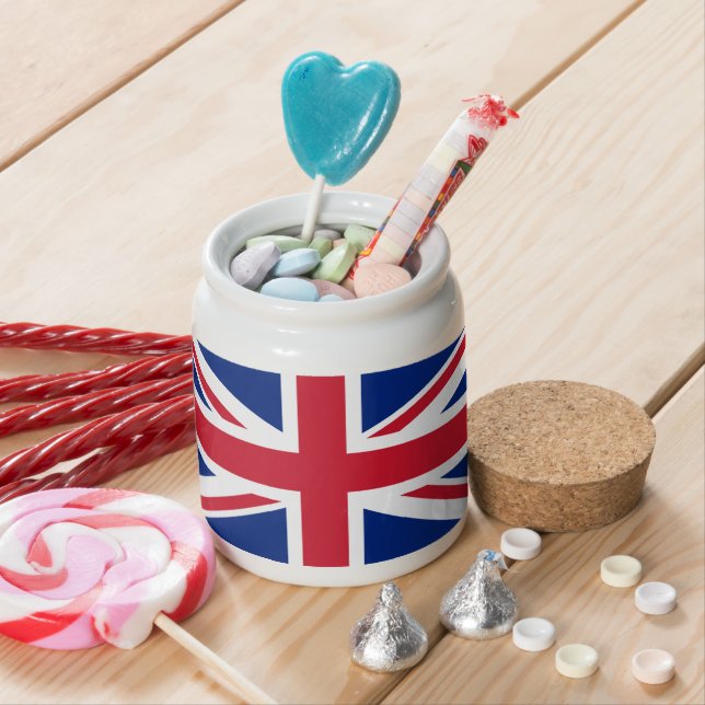 Flag of the United Kingdom Candy Jar (In Situ)