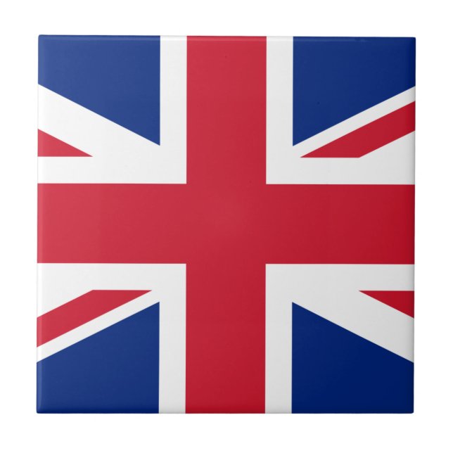 Flag of the United Kingdom Ceramic Tile (Front)