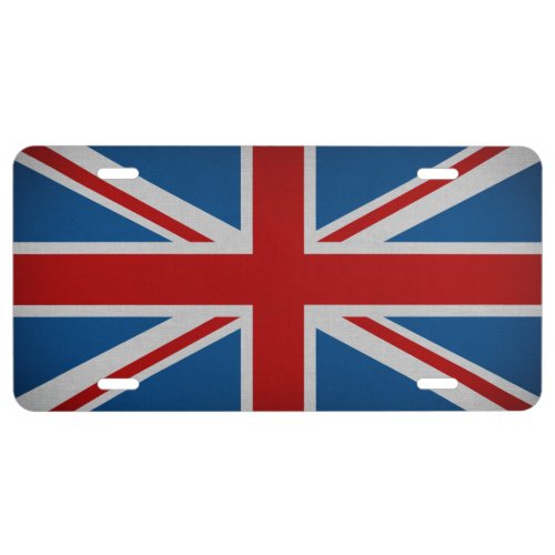 Flag of the United Kingdom License Plate
