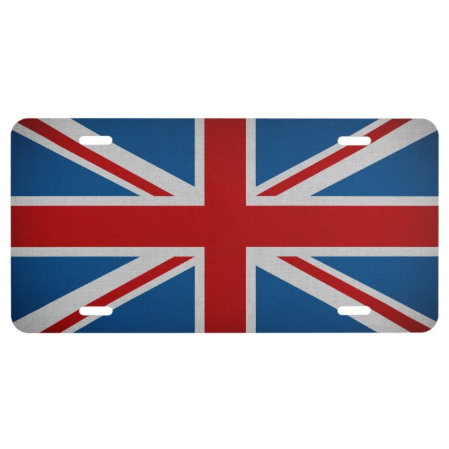Flag of the United Kingdom License Plate (Front)