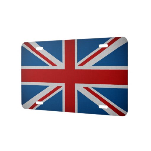 Flag Of The United Kingdom License Plate Zazzle