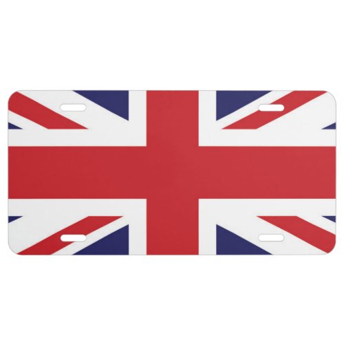 Flag of the United Kingdom License Plate