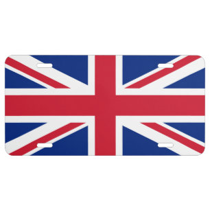 Flag of the United Kingdom License Plate