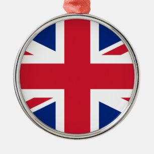 Flag of the United Kingdom Metal Ornament